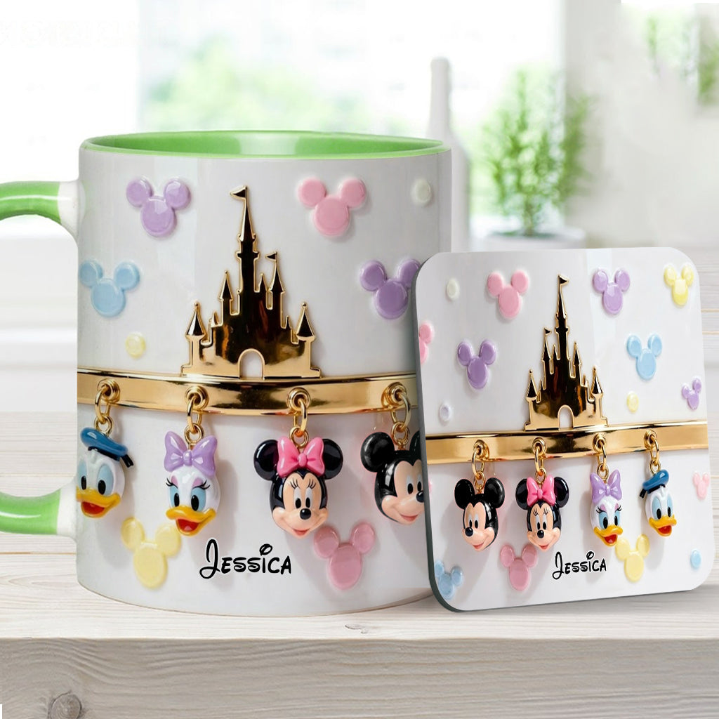 Personalized Disney-Themed Accent Mug Custom Name Gift Accent Mug GradoCreations