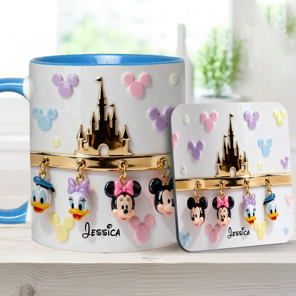 Personalized Disney-Themed Accent Mug Custom Name Gift Accent Mug GradoCreations