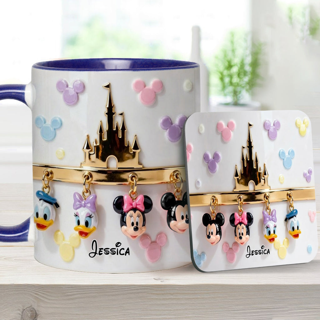 Personalized Disney-Themed Accent Mug Custom Name Gift Accent Mug GradoCreations