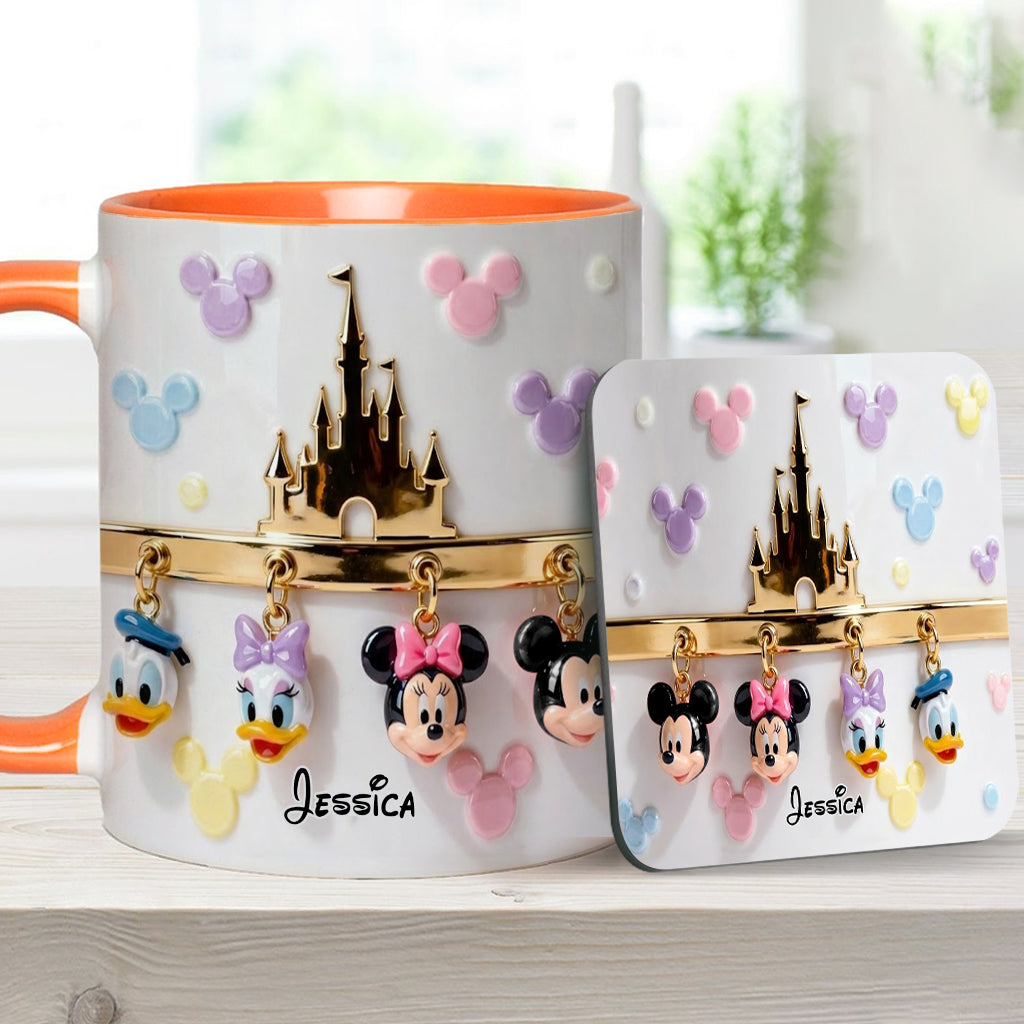 Personalized Disney-Themed Accent Mug Custom Name Gift Accent Mug GradoCreations
