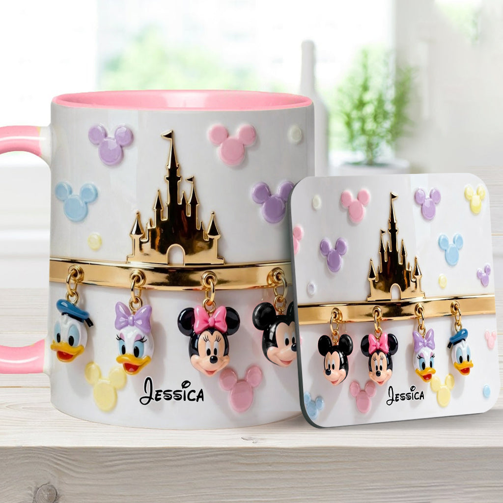 Personalized Disney-Themed Accent Mug Custom Name Gift Accent Mug GradoCreations