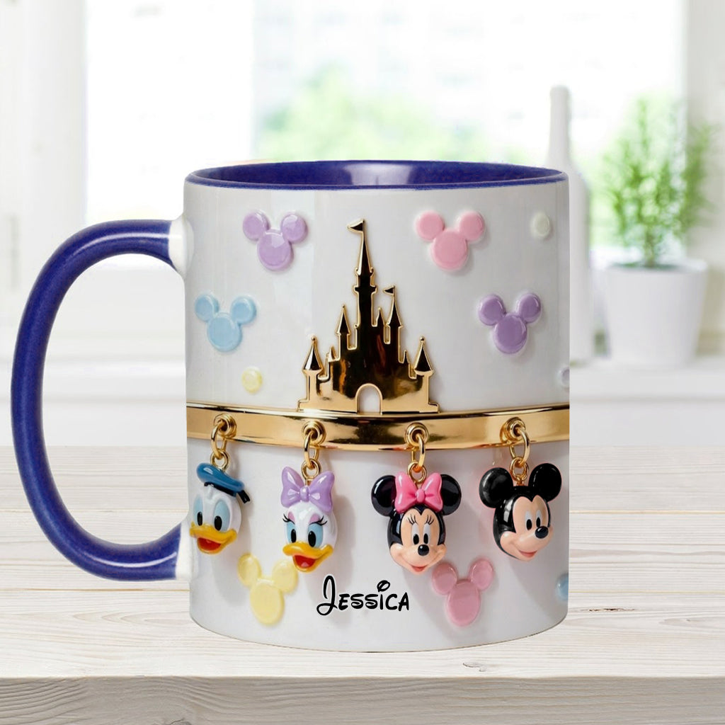 Personalized Disney-Themed Accent Mug Custom Name Gift Accent Mug GradoCreations