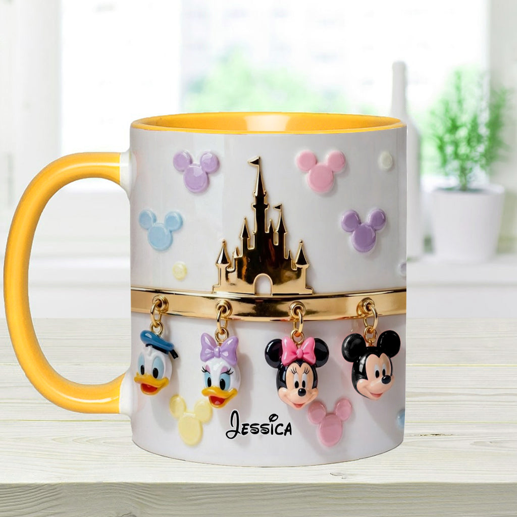Personalized Disney-Themed Accent Mug Custom Name Gift Accent Mug GradoCreations