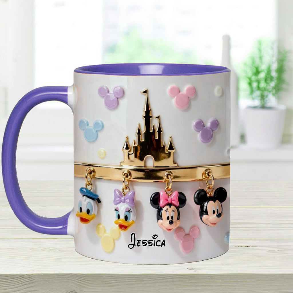 Personalized Disney-Themed Accent Mug Custom Name Gift Accent Mug GradoCreations