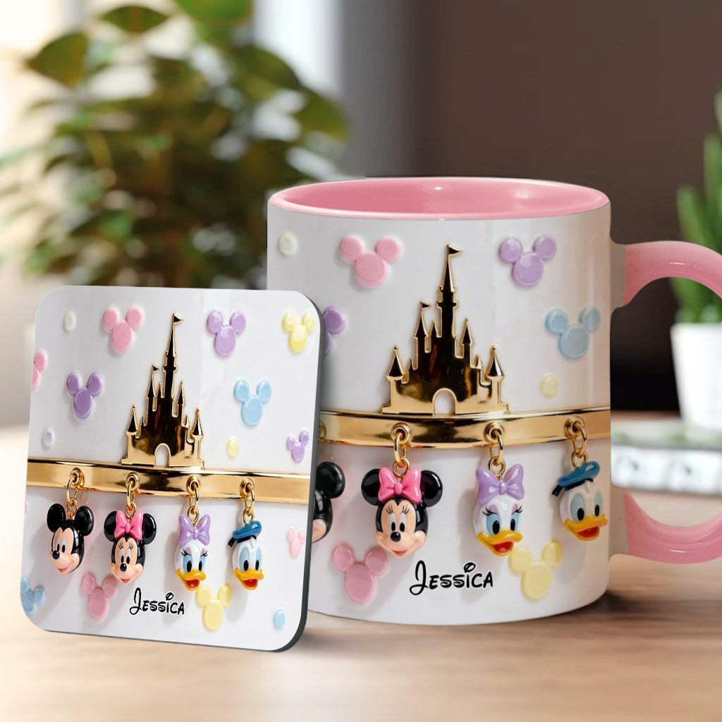 Personalized Disney-Themed Accent Mug Custom Name Gift Accent Mug GradoCreations