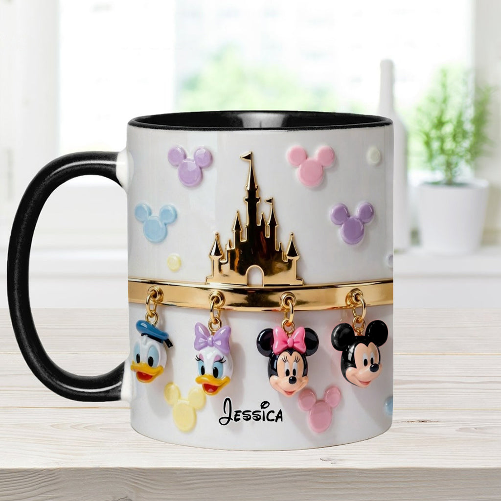 Personalized Disney-Themed Accent Mug Custom Name Gift Accent Mug GradoCreations