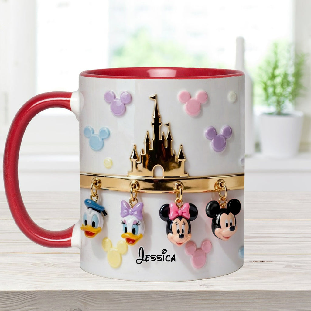 Personalized Disney-Themed Accent Mug Custom Name Gift Accent Mug GradoCreations
