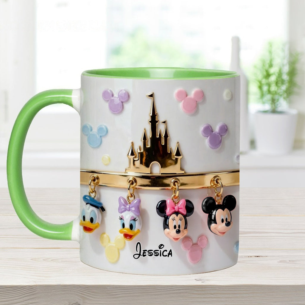 Personalized Disney-Themed Accent Mug Custom Name Gift Accent Mug GradoCreations