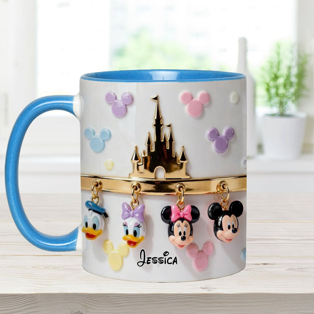 Personalized Disney-Themed Accent Mug Custom Name Gift Accent Mug GradoCreations
