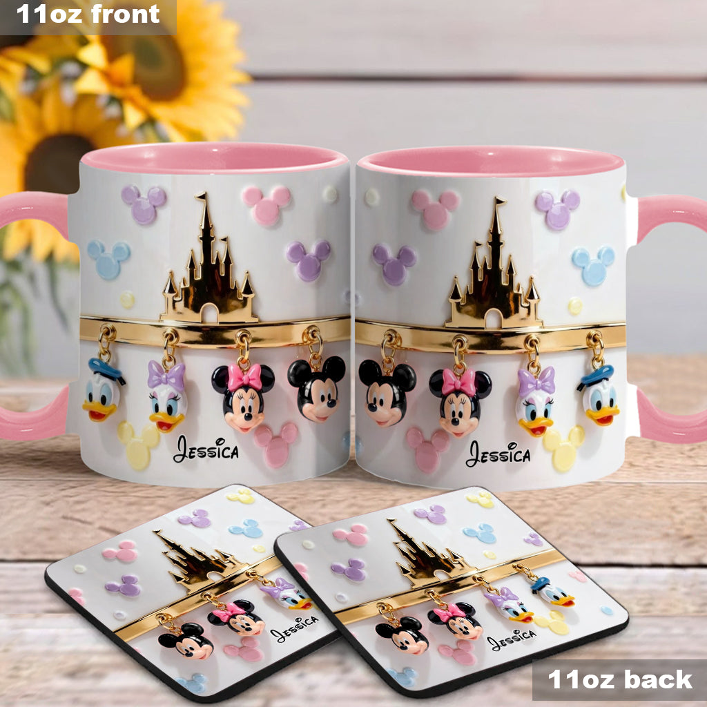Personalized Disney-Themed Accent Mug Custom Name Gift Accent Mug GradoCreations