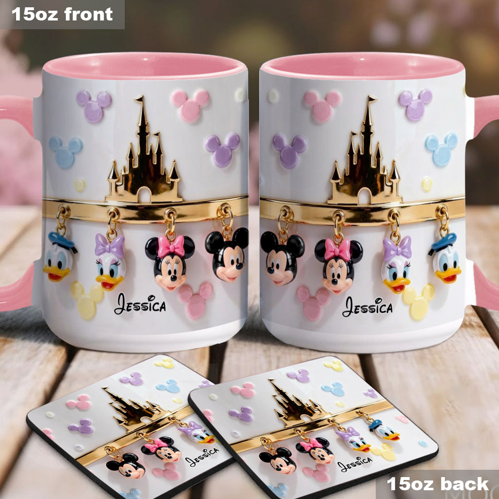 Personalized Disney-Themed Accent Mug Custom Name Gift Accent Mug GradoCreations