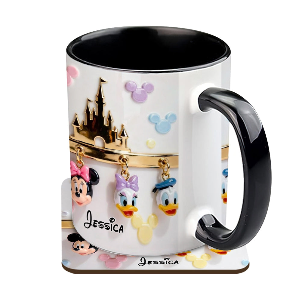 Personalized Disney-Themed Accent Mug Custom Name Gift Accent Mug GradoCreations