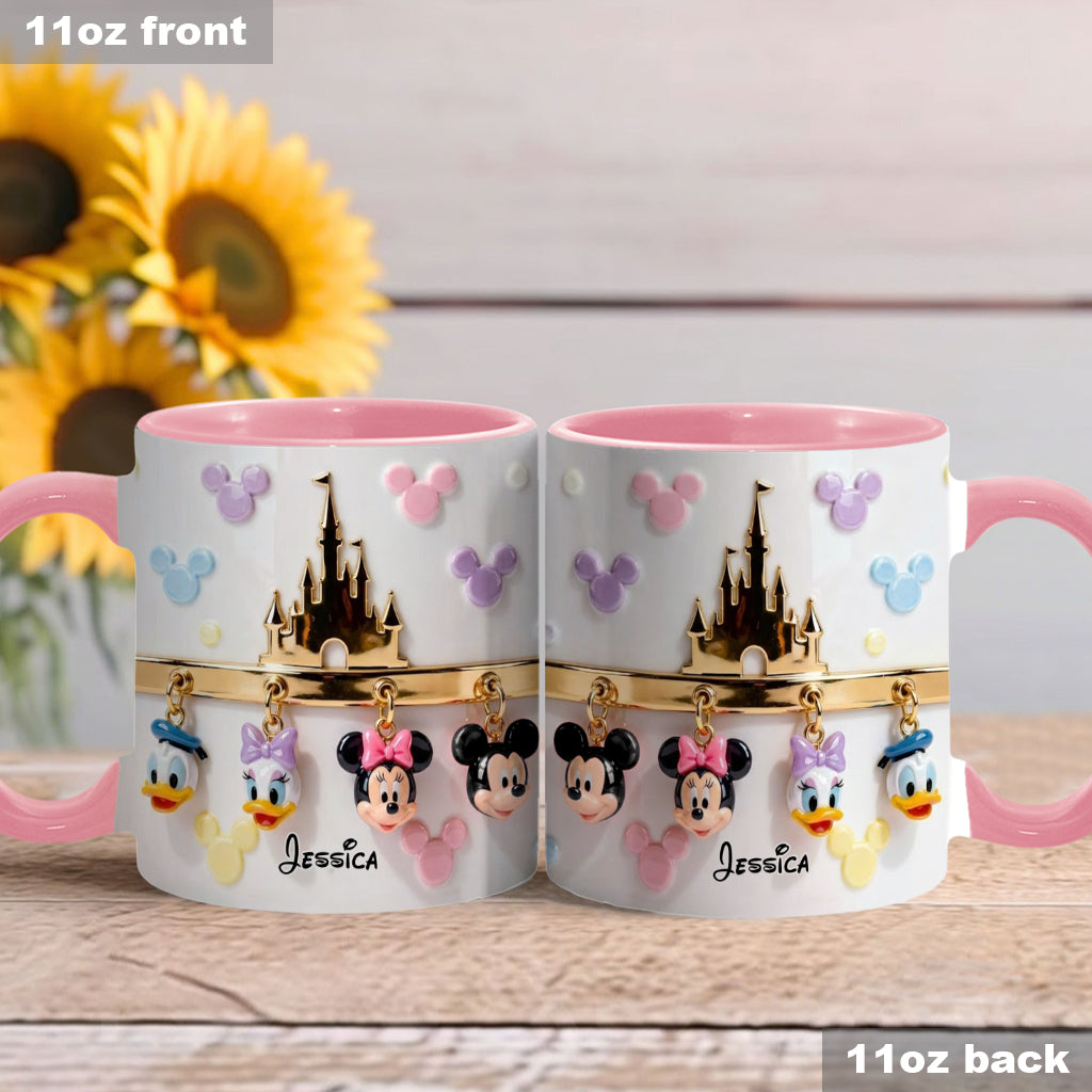 Personalized Disney-Themed Accent Mug Custom Name Gift Accent Mug GradoCreations
