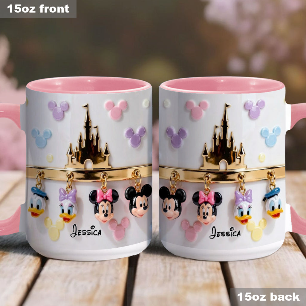 Personalized Disney-Themed Accent Mug Custom Name Gift Accent Mug GradoCreations
