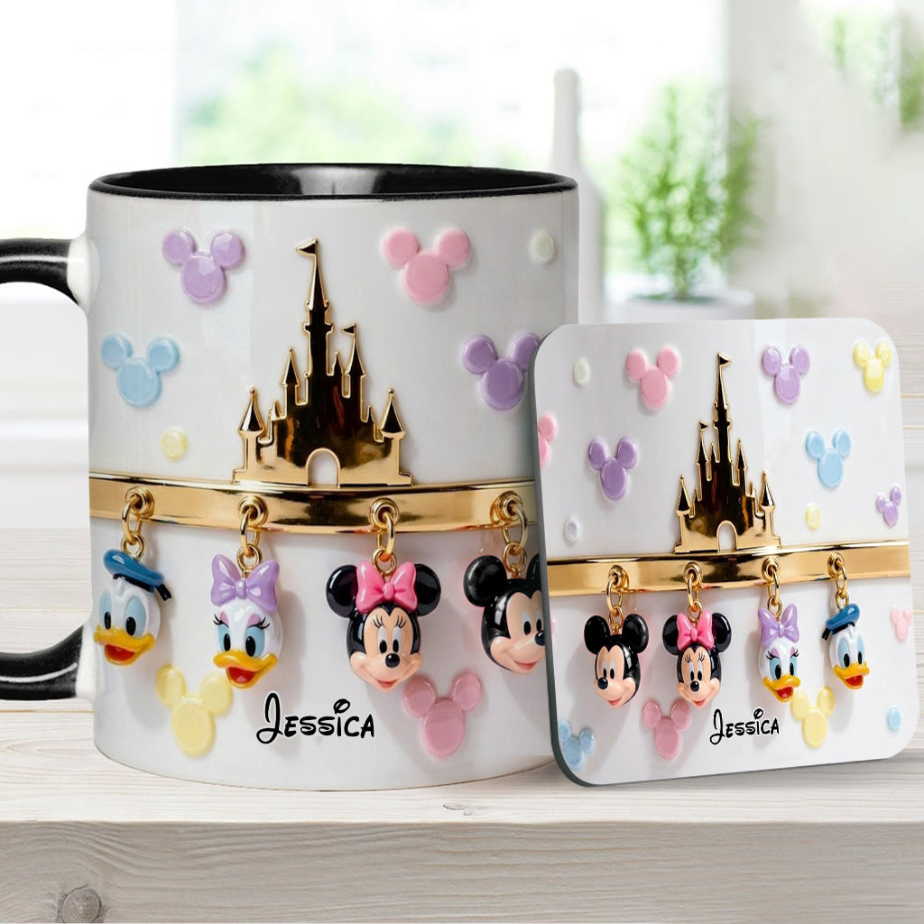 Personalized Disney-Themed Accent Mug Custom Name Gift Accent Mug GradoCreations