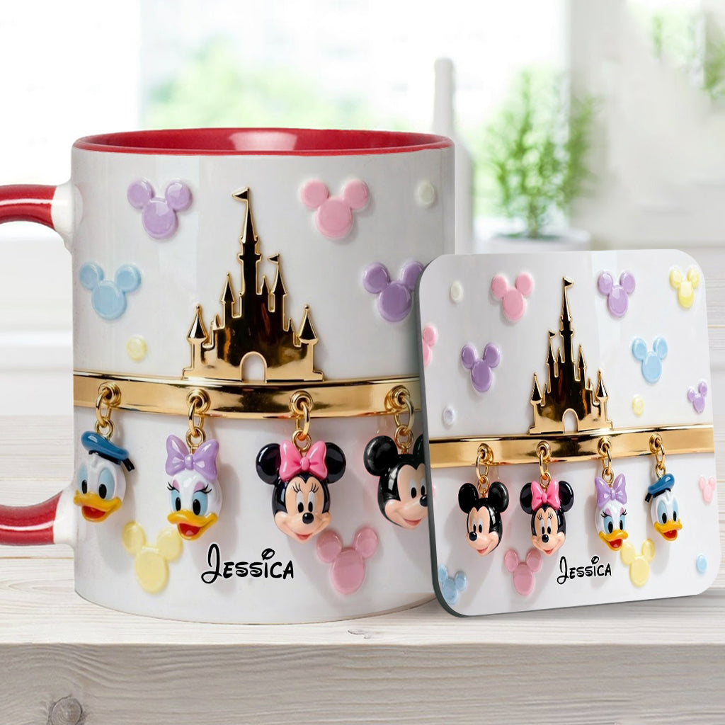 Personalized Disney-Themed Accent Mug Custom Name Gift Accent Mug GradoCreations