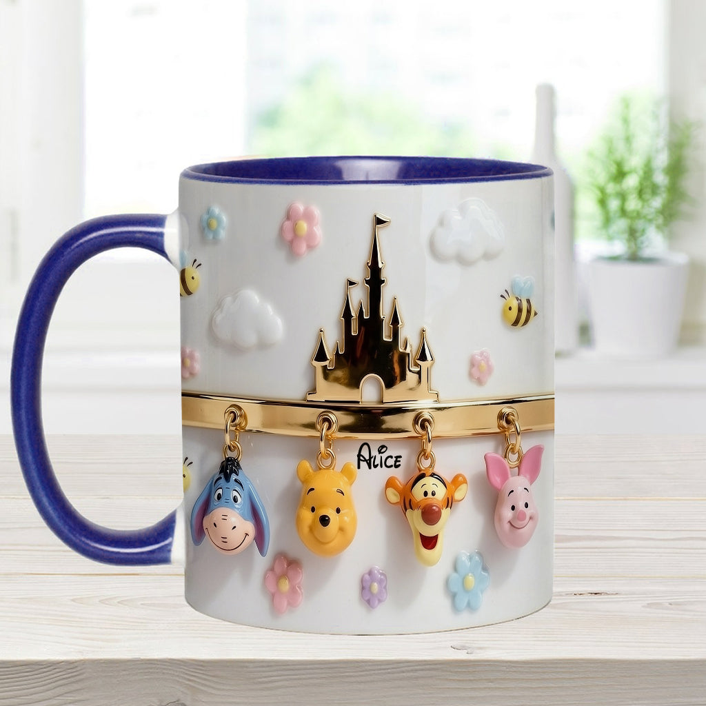 Personalized Ceramic Accent Mug & Coaster Gift for Kids Accent Mug & Coaster GradoCreations