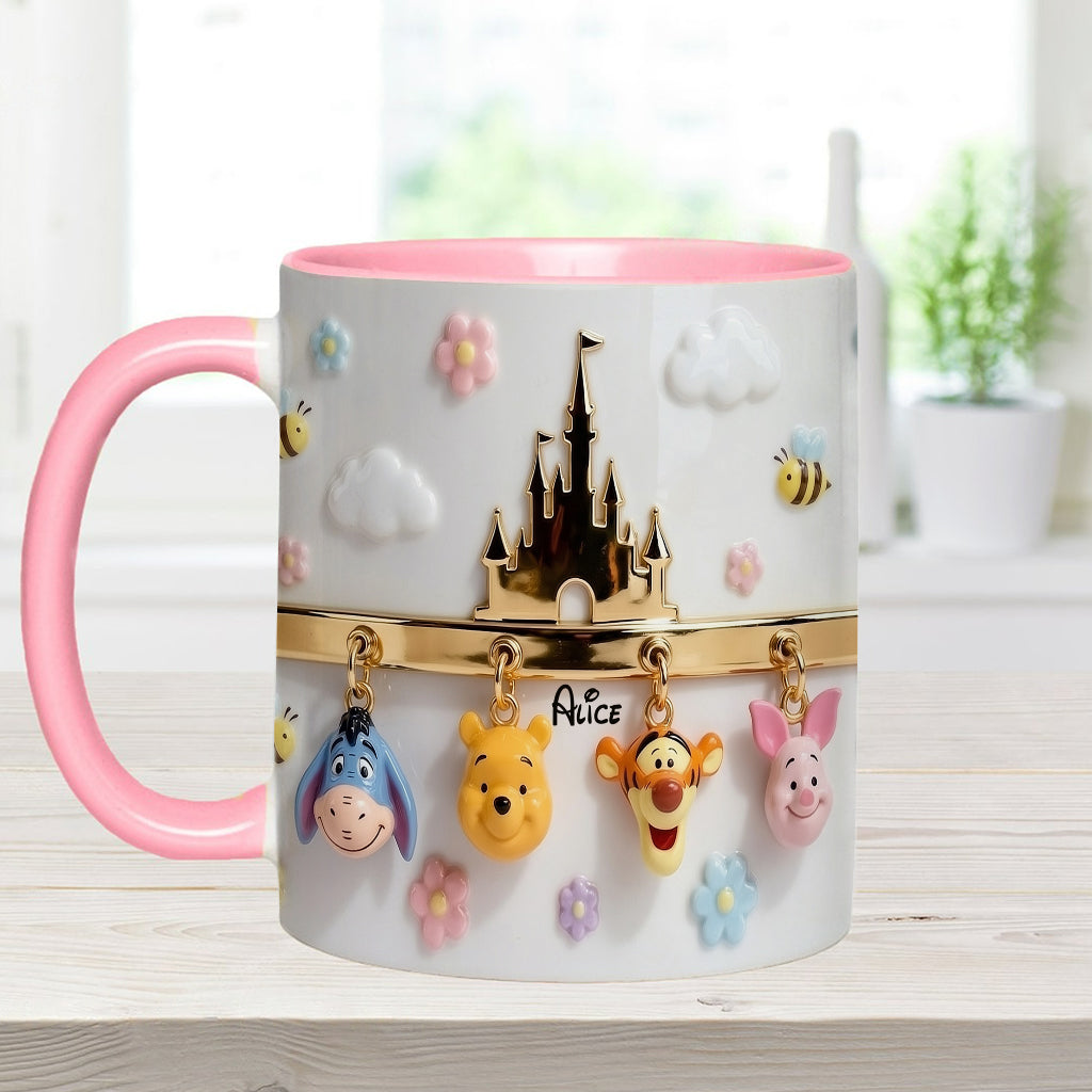 Personalized Ceramic Accent Mug & Coaster Gift for Kids Accent Mug & Coaster GradoCreations