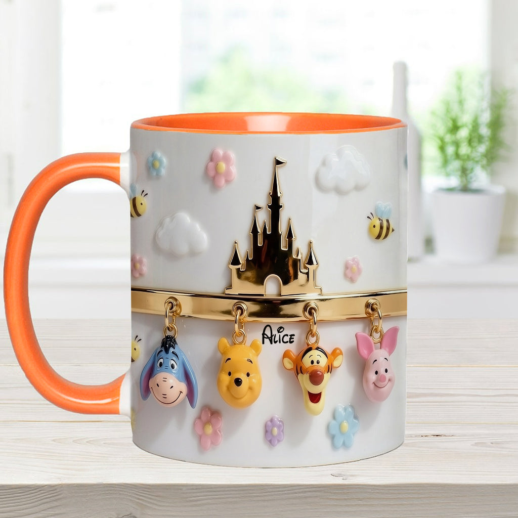 Personalized Ceramic Accent Mug & Coaster Gift for Kids Accent Mug & Coaster GradoCreations