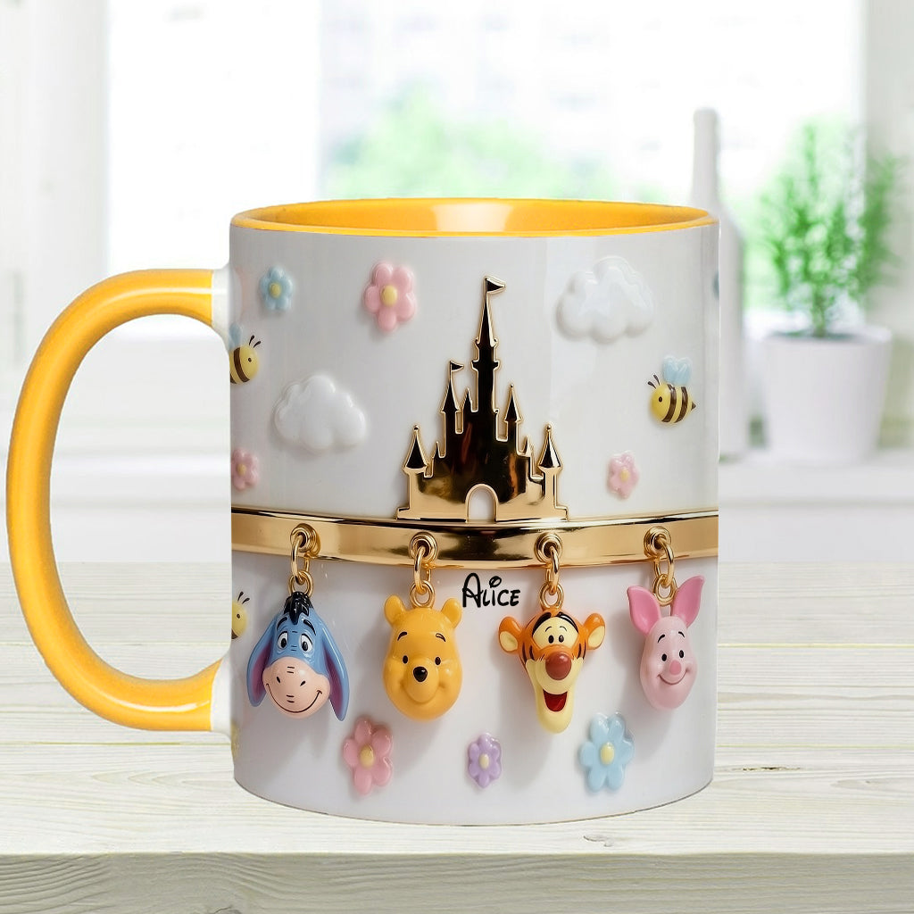 Personalized Ceramic Accent Mug & Coaster Gift for Kids Accent Mug & Coaster GradoCreations