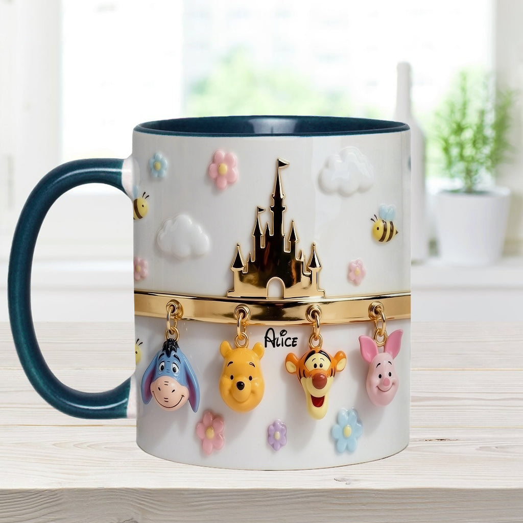 Personalized Ceramic Accent Mug & Coaster Gift for Kids Accent Mug & Coaster GradoCreations