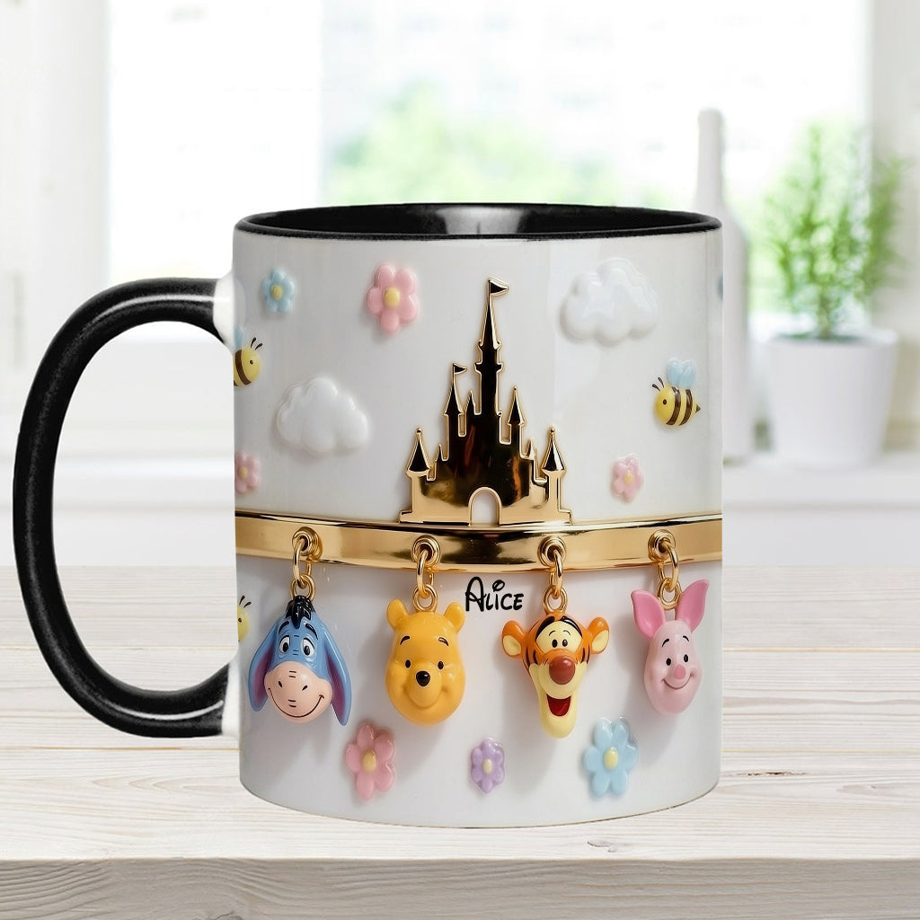 Personalized Ceramic Accent Mug & Coaster Gift for Kids Accent Mug & Coaster GradoCreations