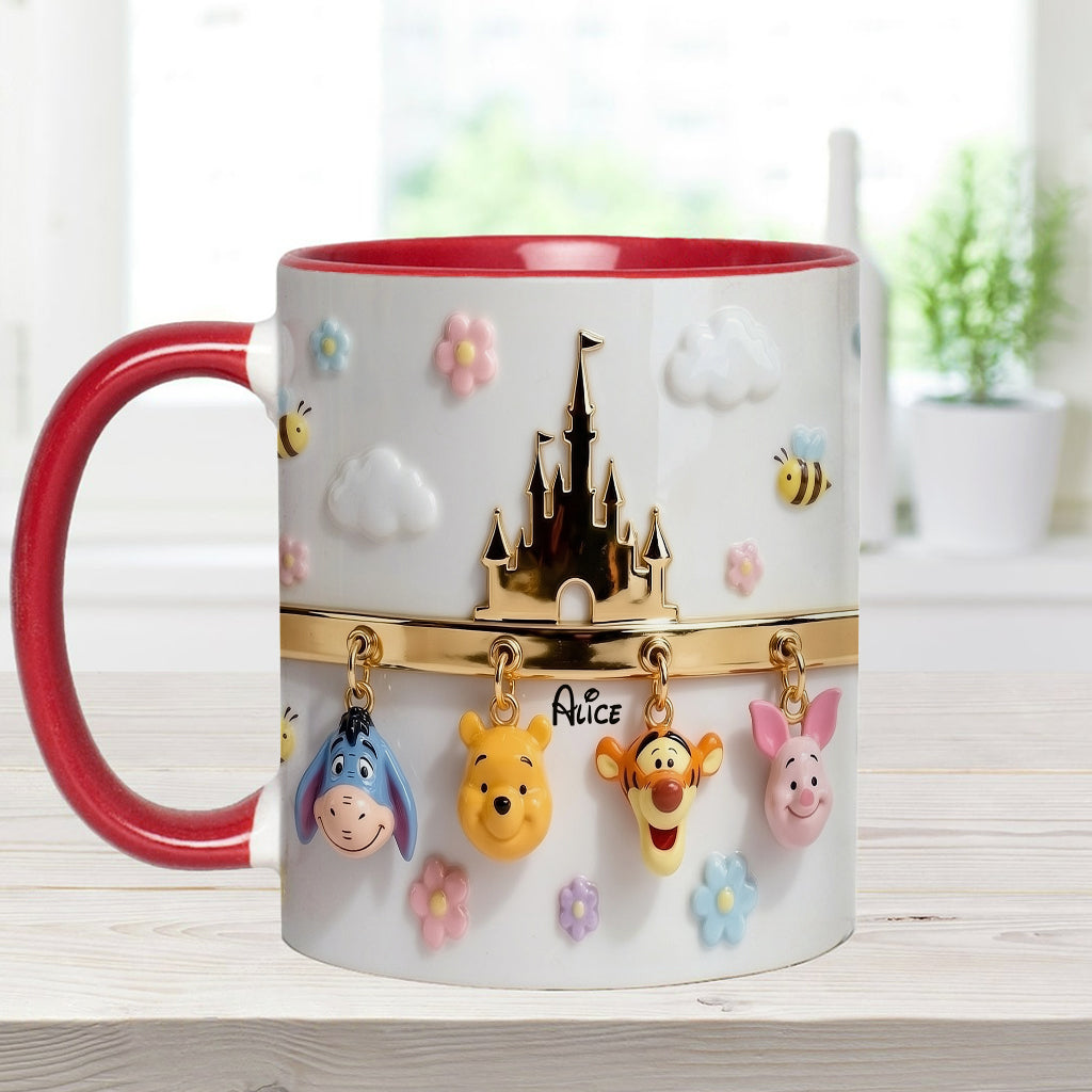 Personalized Ceramic Accent Mug & Coaster Gift for Kids Accent Mug & Coaster GradoCreations