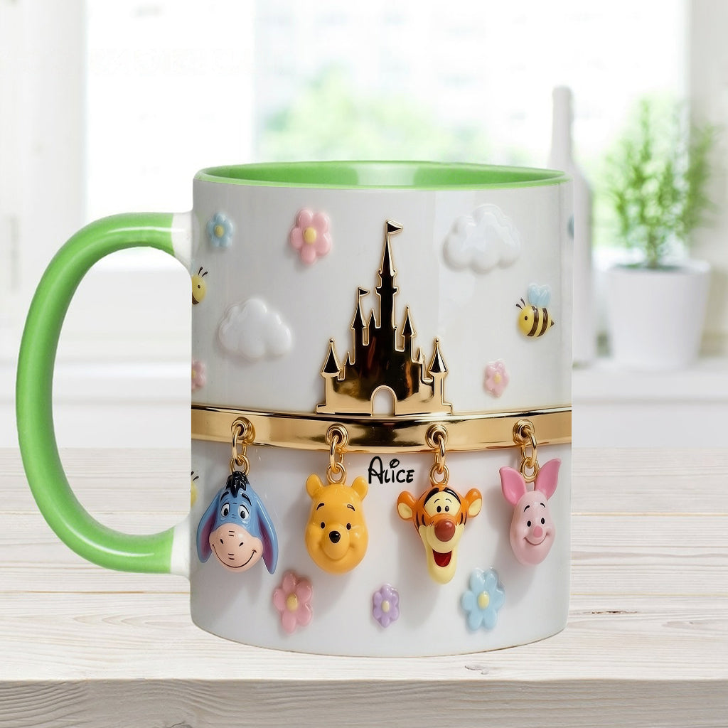 Personalized Ceramic Accent Mug & Coaster Gift for Kids Accent Mug & Coaster GradoCreations