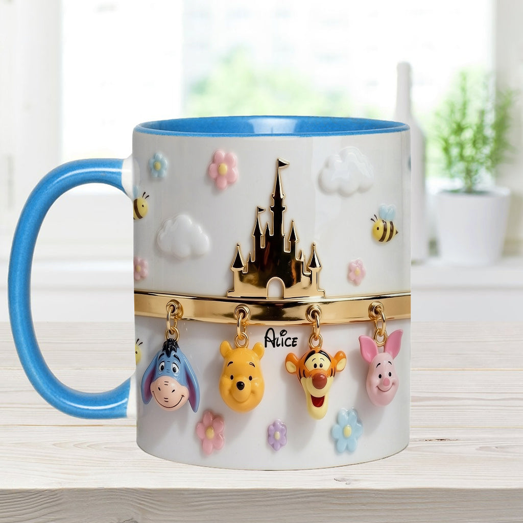 Personalized Ceramic Accent Mug & Coaster Gift for Kids Accent Mug & Coaster GradoCreations