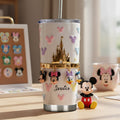 Personalized 3D Mouse Tumbler with Custom Name for Disney Fans Tumbler GradoCreations