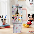 Personalized 3D Mouse Tumbler with Handle Custom Name Gift Tumbler With Handle GradoCreations