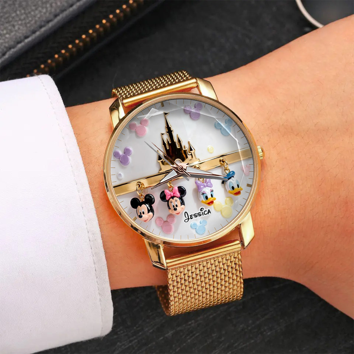 Personalized Disney Hand Watch with Mickey & Friends for Women Women Hand Watch GradoCreations