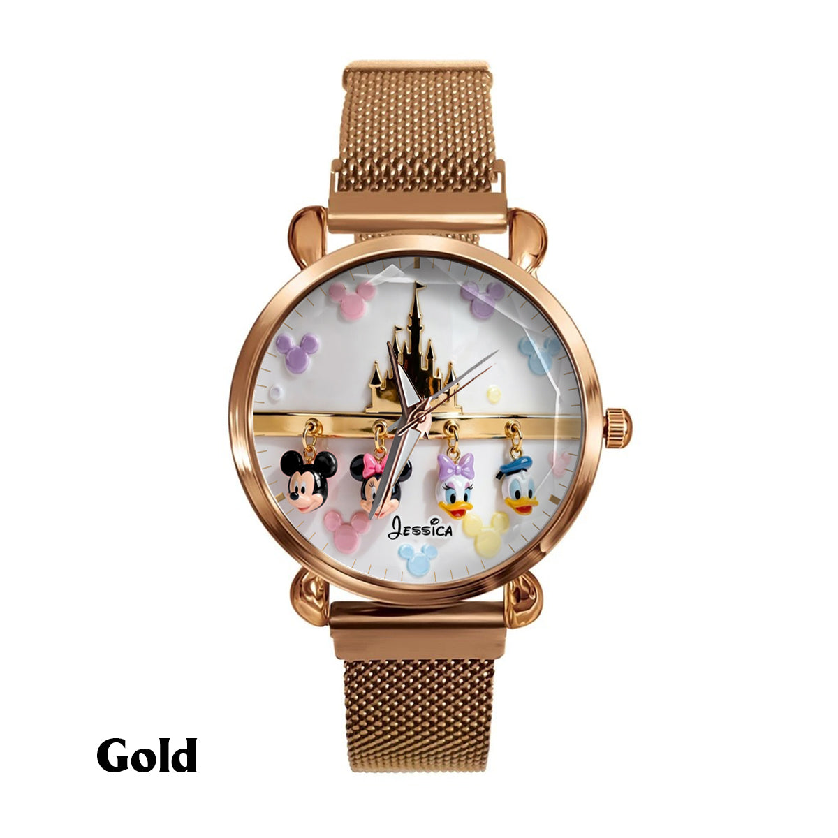 Personalized Disney Hand Watch with Mickey & Friends for Women Women Hand Watch GradoCreations