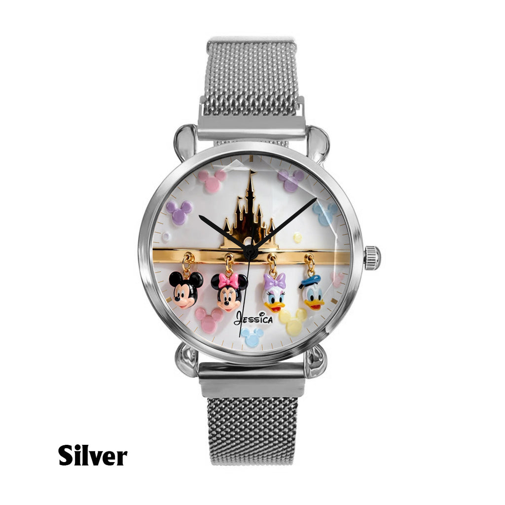 Personalized Disney Hand Watch with Mickey & Friends for Women Women Hand Watch GradoCreations