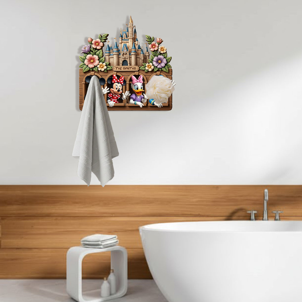 Personalized Disney Mouse Shaped Wall Organizer for Home Decor Shaped Hanging Organizer GradoCreations