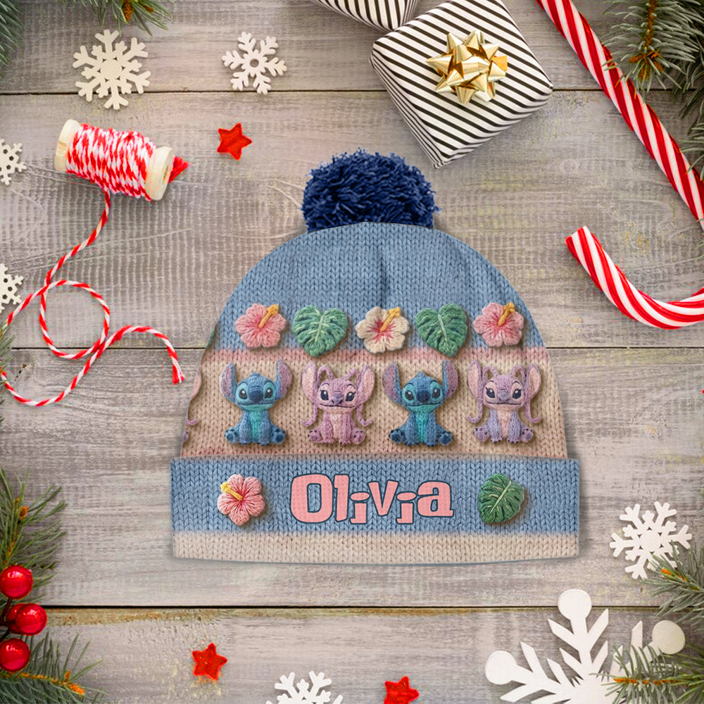 Personalized Ohana Beanie Hat Customized for Kids & Adults Beanie Hat GradoCreations