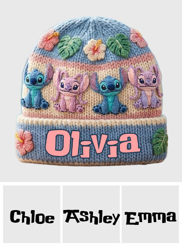 Personalized Ohana Beanie Hat Customized for Kids & Adults Beanie Hat GradoCreations