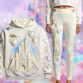 Personalized Disney Castle Hoodie and Leggings Set Gift for Movie Fans Hoodie Set GradoCreations