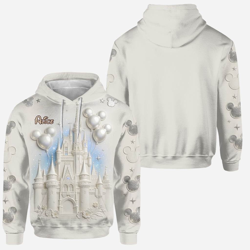 Personalized Disney Castle Hoodie and Leggings Set Gift for Movie Fans Hoodie Set GradoCreations