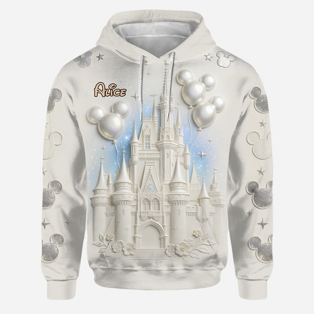 Personalized Disney Castle Hoodie and Leggings Set Gift for Movie Fans Hoodie Set GradoCreations