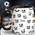 Personalized Nightmare Accent Mug with Custom Name Gift Accent Mug GradoCreations
