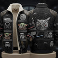 Personalized Star Wars Zip Jacket Custom Name Gift for Fans Zip Jacket GradoCreations