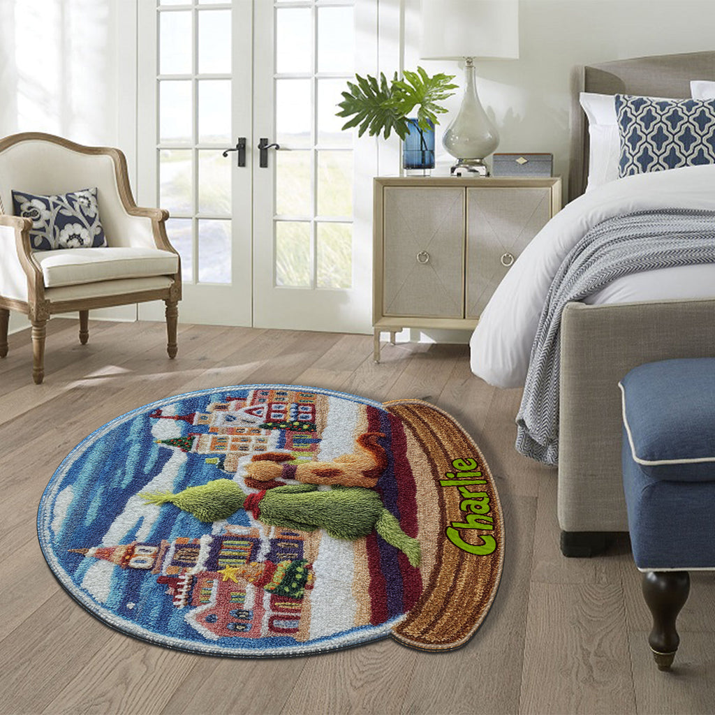 Personalized Non-Slip Tufted Rug Christmas Gift for Kids Non-Slip Tufted Rug GradoCreations