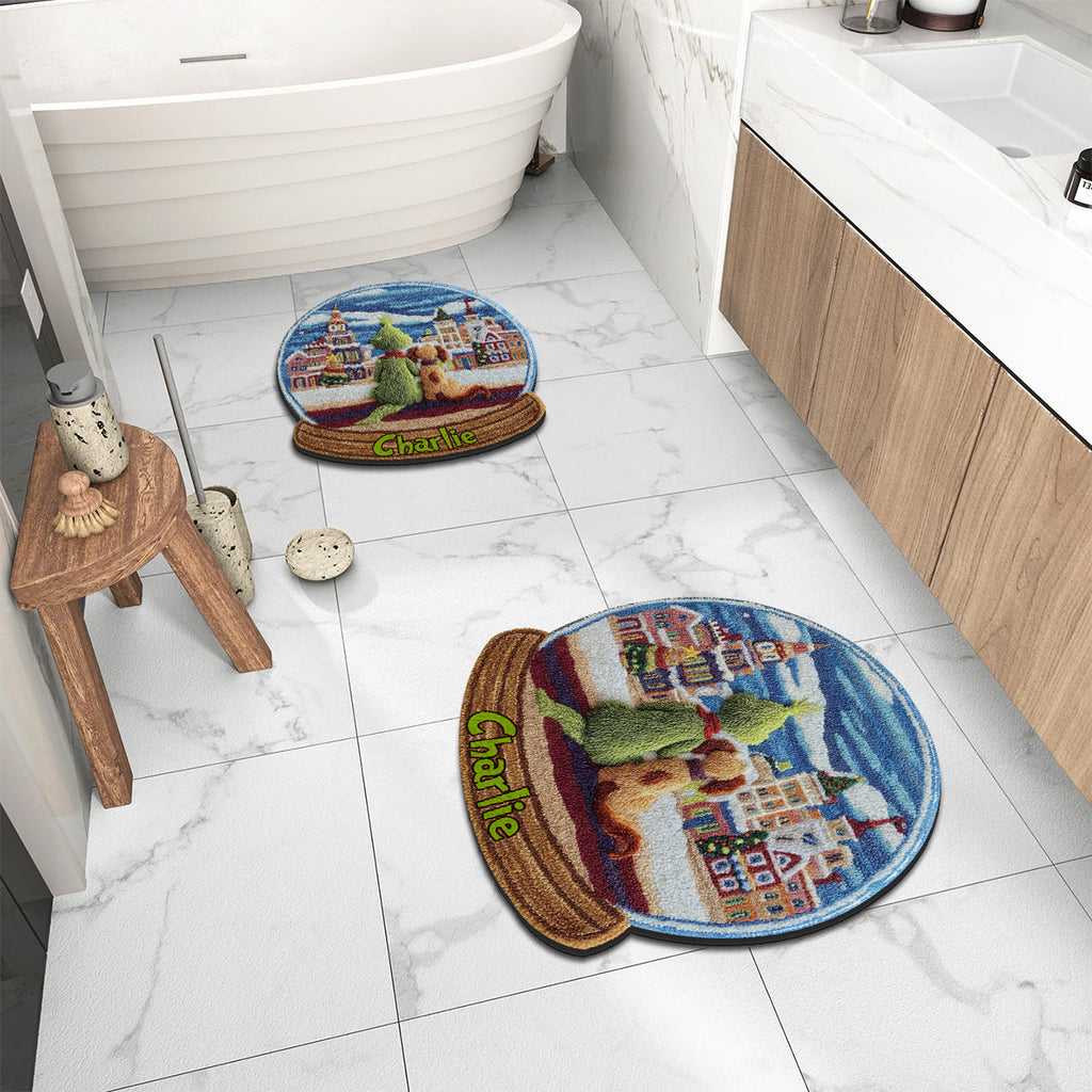 Personalized Non-Slip Tufted Rug Christmas Gift for Kids Non-Slip Tufted Rug GradoCreations