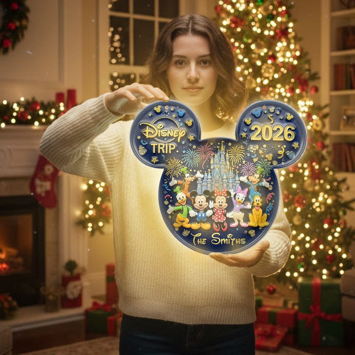 Personalized Disney LED Light Acrylic Sign Magical Decor LED Light Acrylic Sign GradoCreations