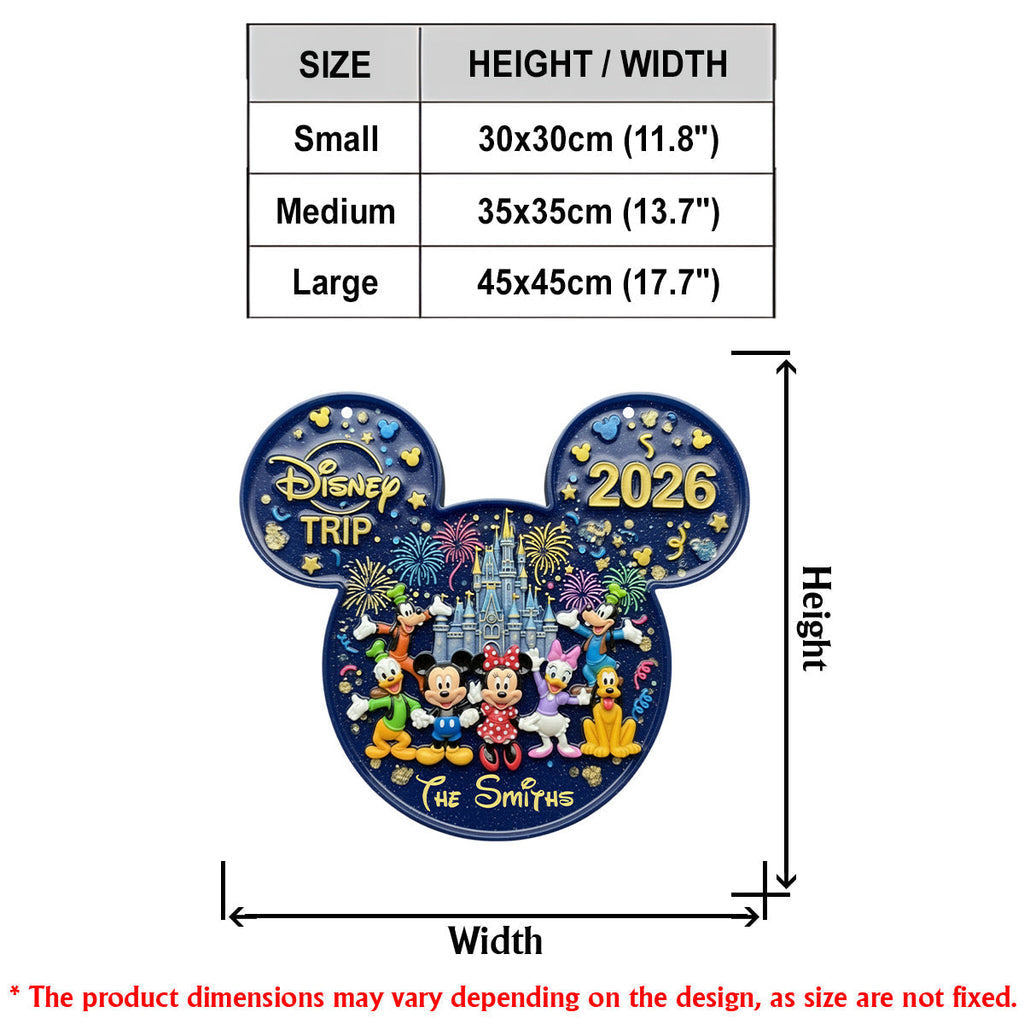 Personalized Disney LED Light Acrylic Sign Magical Decor LED Light Acrylic Sign GradoCreations