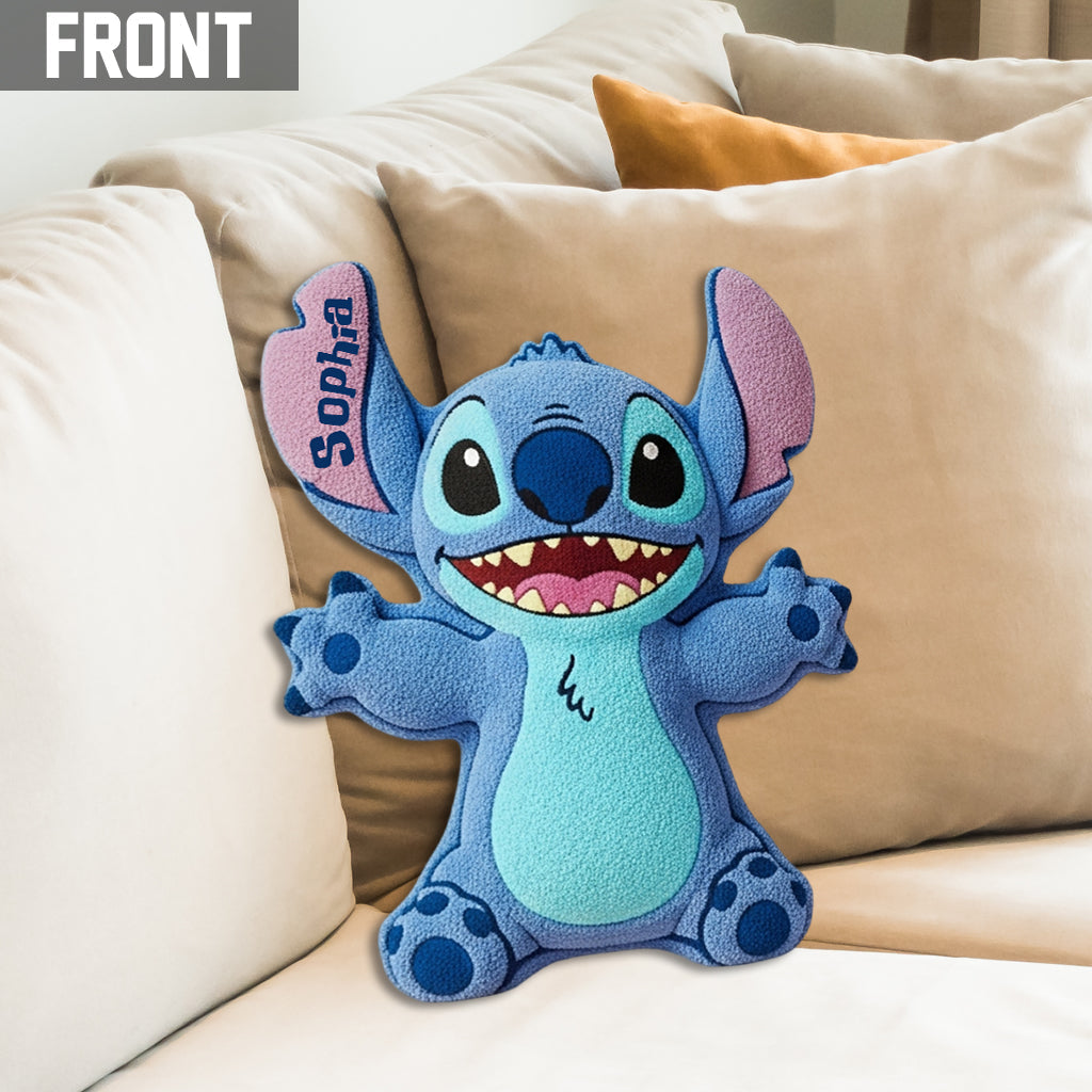 Personalized Ohana Shaped Pillow Custom Name Gift for Family Shaped Pillow GradoCreations