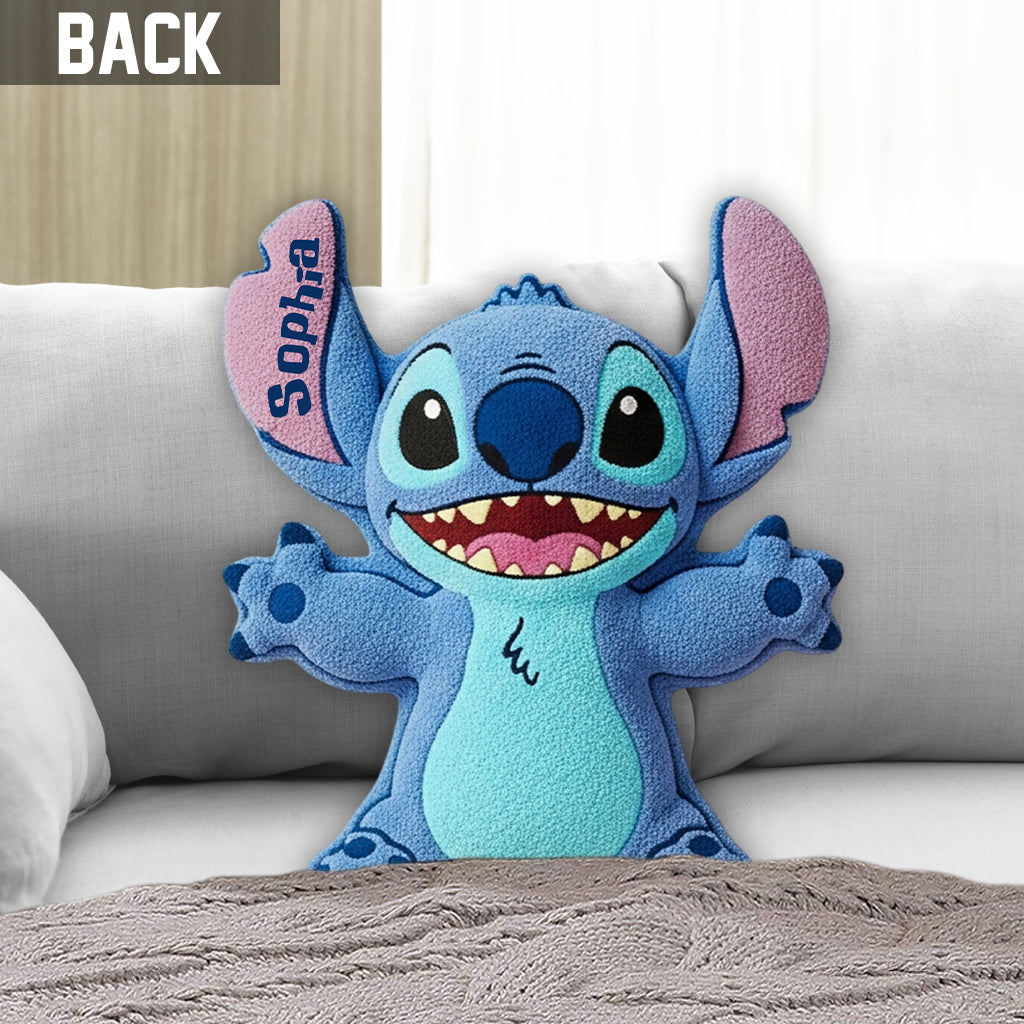 Personalized Ohana Shaped Pillow Custom Name Gift for Family Shaped Pillow GradoCreations