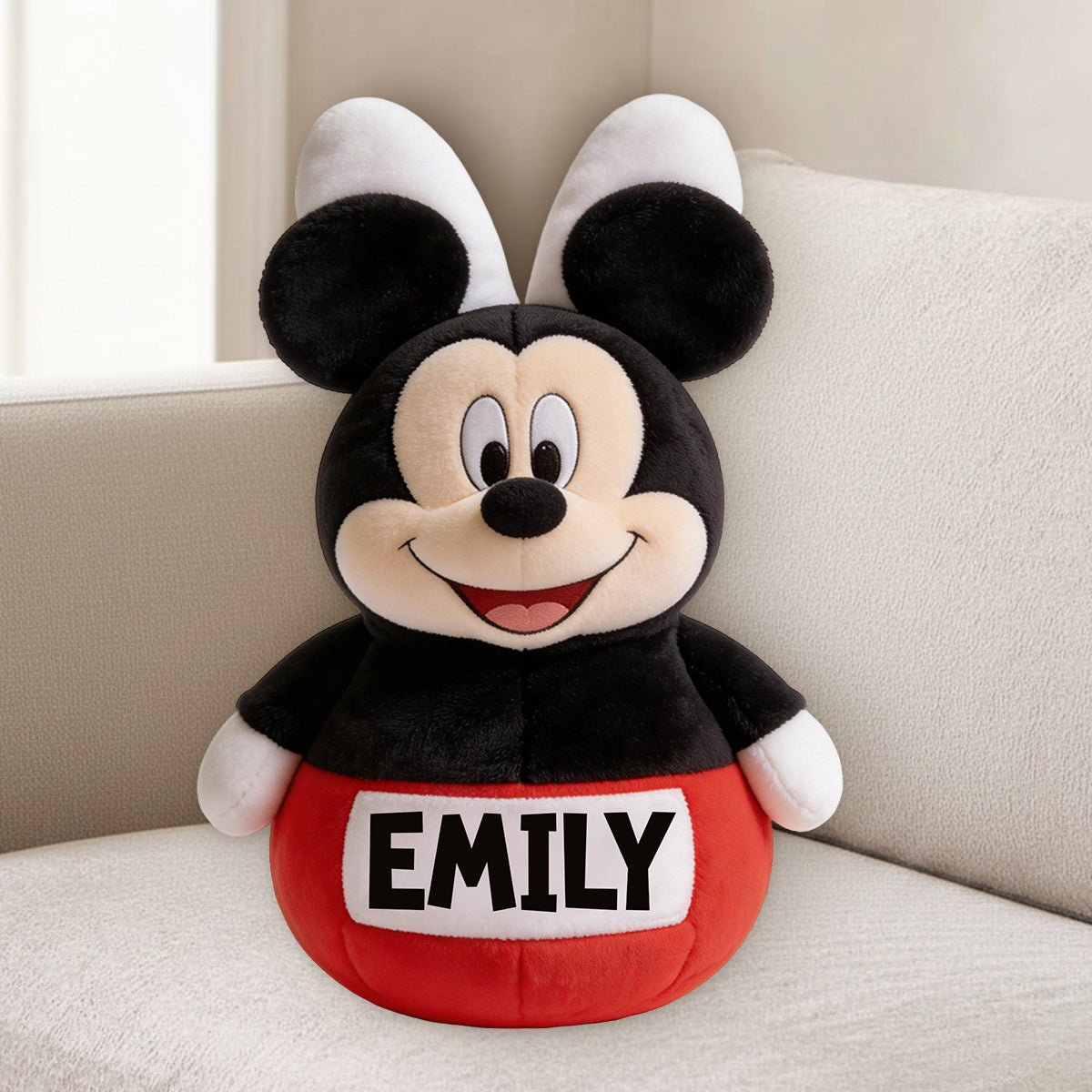 Personalized Faux Fur Pillow Custom Shape Gift for Kids Premium Faux Fur Pillow GradoCreations