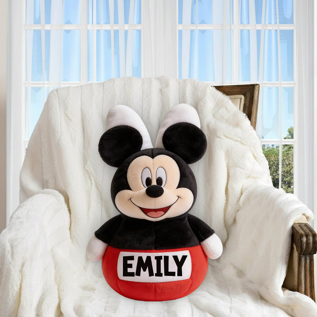Personalized Faux Fur Pillow Custom Shape Gift for Kids Premium Faux Fur Pillow GradoCreations